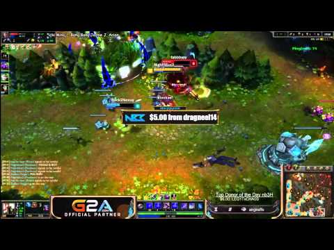 Nightblue3 Pantheon vs Fiddlesticks - Challenger SoloQ - Jungle