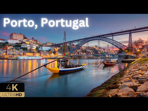 Porto, Portugal 4K | City Tour e Vistas Aéreas | Guia de viagem