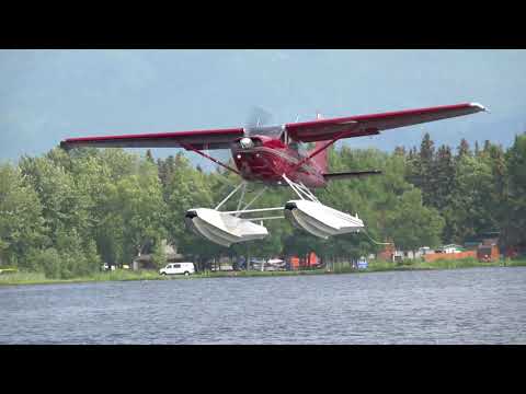 Alaska Seaplanes! Taking off, Landing & Flying