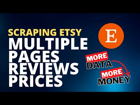 How I Scrape multiple pages on Etsy with Python,  BeautifulSoup