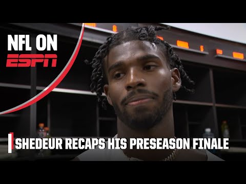 Shedeur Sanders takes blame for sacks in Browns’ preseason finale | NFL on ESPN