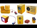 5 Different Items Made Of Cardboard
