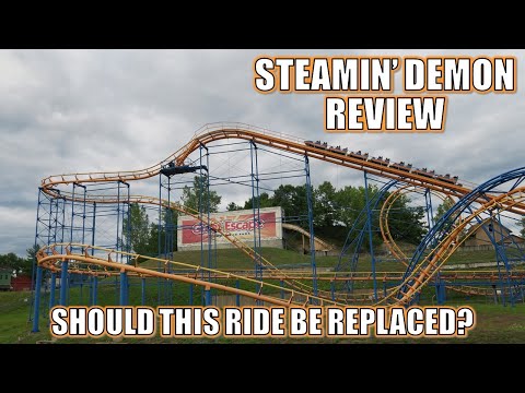 Video review of Steamin' Demon by Canobie Coaster
