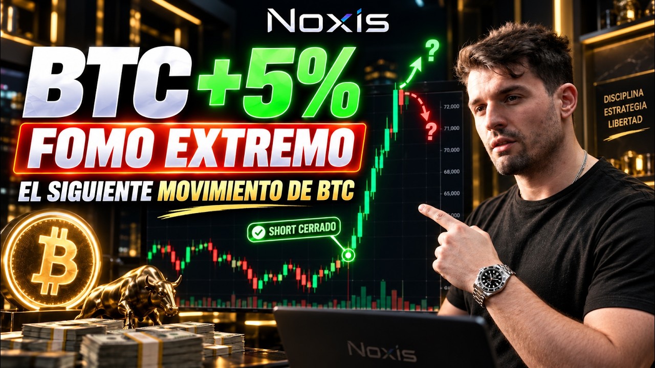 🌴Día 109 $5K→$1M | 💸16800$ 🚨 BTC EXPLOTA +5%: FOMO EXTREMO… ESTE ES EL SIGUIENTE MOVIMIENTO