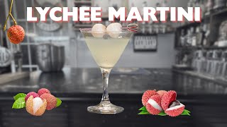 Easy Lychee Martini Anyone Can Make!