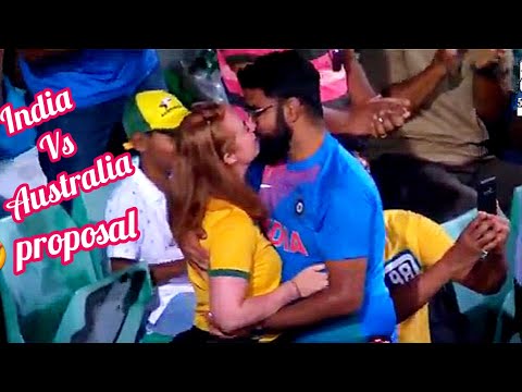 india fan propose  Australian girl 😍🥰