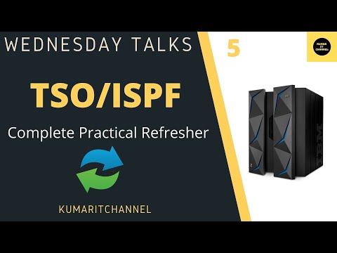 Mainframe Wednesday Talks # 5 - TSO/ISPF - Quick Refresher with Practical in 45 Mints