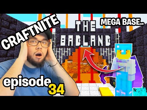 Craftnite: BUILDING NEW SECRET BASE IN CRAFTNITE!  - Episode #34