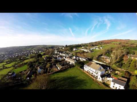 DJI F450 with Go Pro Hero above Lanner