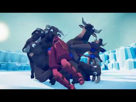 1v10 Shogun vs Minotaurs army TABS Dynasty Update