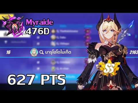 [SEA HI3] PE (SS) & HoS (S0) Nirvana Abyss 476D (627 Pts) (Physical) Dudu elf 4* Otto Boss