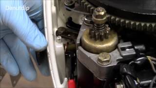 Outboard Idle Adjustment Knob and retaining ring replacement