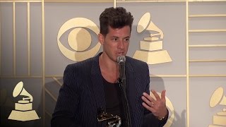Mark Ronson Talks About "Uptown Funk" | 58th GRAMMYs