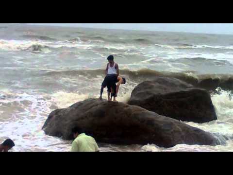 jumping in mukka beach