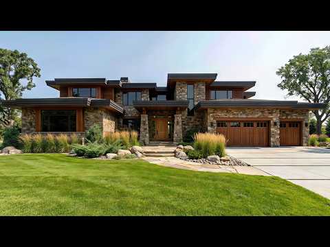 Building a Luxury Modern Prairie Home: From Empty Lot to Finished Design (Timelapse)