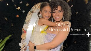 GRWM for the Little Mermaid Premiere with Shea Moisture | Ashley Bloomfield