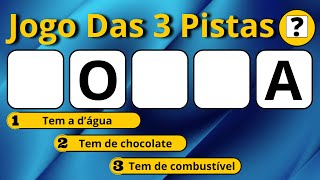 DESAFIO DIVERTIDO - Jogo Das 3 Pistas
