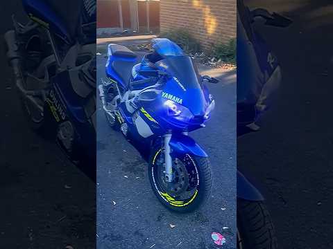 YAMAHA R6 2001 AKRAPOVIČ GP Exhaust Sound🔥#yamaha #r6 #akrapovic #motorcycle #exhaustsound #shorts