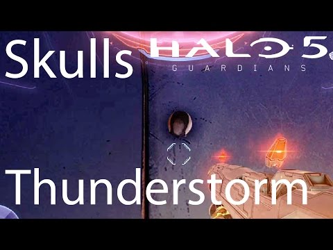 Halo 5: Guardians Thunderstorm Skull on Mission 6: Evacuation