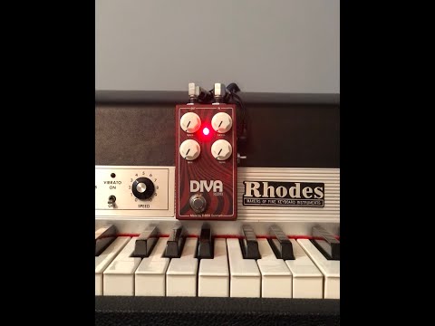 T - Rex Diva Drive Overdrive Pedal Demo on a Fender Rhodes