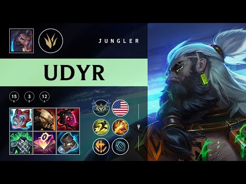 Udyr Jungle vs Lillia - NA Challenger Patch 25.24