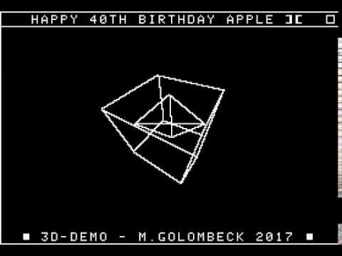 3D-Demo for Apple ][ in 6502 assembler