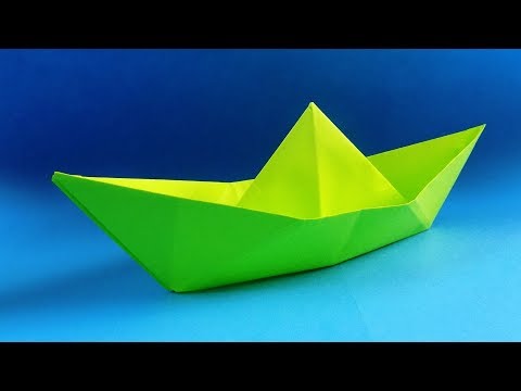 How to Make a Paper Boat - Origami boat