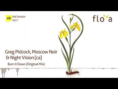 Greg Pidcock, Moscow Noir, and Night Vision [ca] - Burn It Down (Orignal Mix) [Flora]