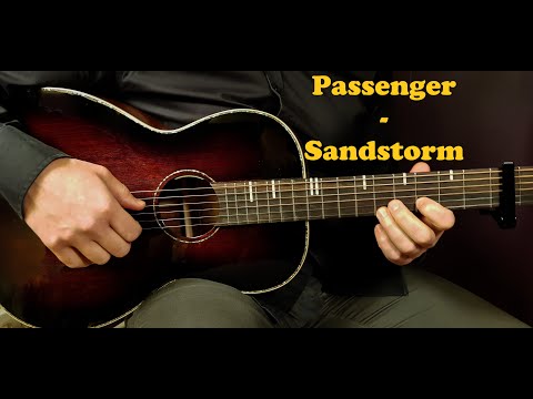 How to play PASSENGER - SANDSTORM Acoustic Guitar Lesson - Tutorial