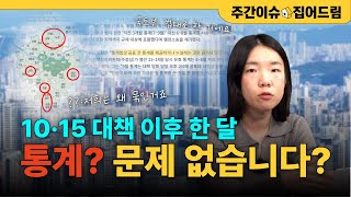 하루만 늦췄어도 달라졌다? 10·15 규제지역 '통계 논란' 파헤치기!  [주간이슈, 집어드림]