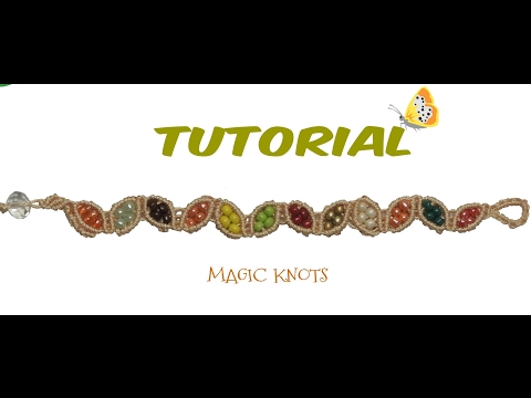 Macrame Bracelet with Beads Tutorial Easy Jewelry Making