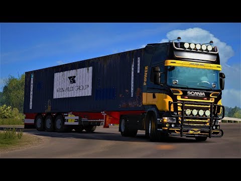 ETS2 SCANIA R500 V8 OOSTERBOSCH TRANSPORT (Rennes - Nantes)