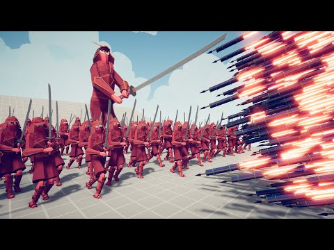 100x SAMURAI + GIANT vs EVERY GOD | Totally Accurate Battle Simulator TABS