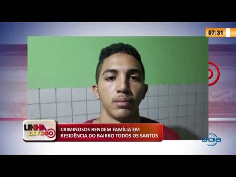 LINHA DE FOGO 16 03 2020 CRIMINOSOS RENDEM FAMíLIA EM RESIDíŠNCIA DO BAIRRO TODOS OS SANTOS