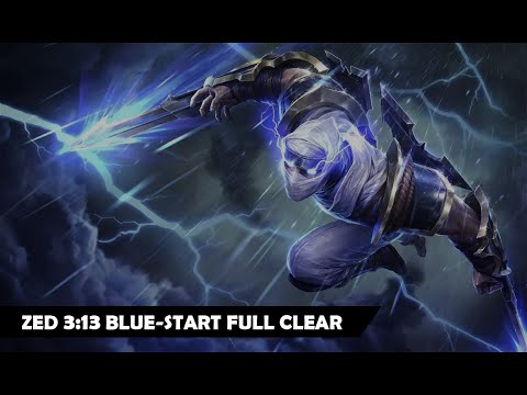 [Season 11.8] Zed Jungle Clear Guide | 3:13 Blue-Start Full Clear