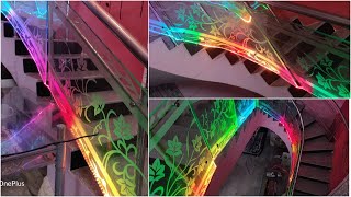 DIY Automatic staircase lighting | How to make lights for steps | JOY in DIY