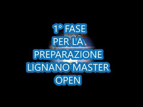 LIGNANO MASTER OPEN PREPARAZIONE FASE 1