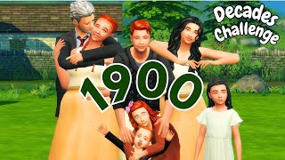 Bienvenus en 1900 !! et les dramas qui vont avec ...🕰 DECADES CHALLENGE #sims4  Let's play
