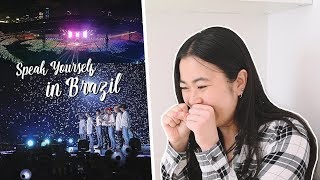 The Power of Brazilian ARMY Fanchant Reaction | BTS Speak Yourself Tour in Brazil