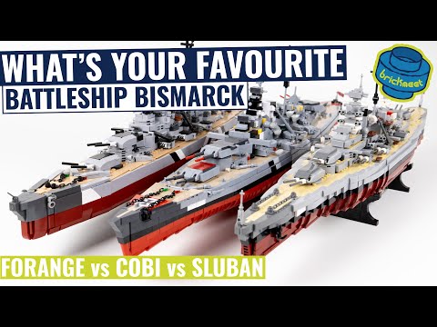 Best BATTLESHIP BISMARCK - Forange vs COBI vs Sluban