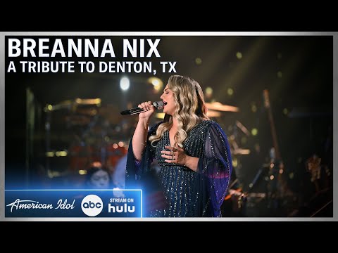 Breanna Nix Honors Denton, TX With “The Climb” | American Idol Finale
