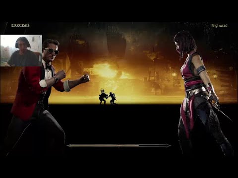 JOHNNY CAGE VS MILEENA / QUITALITY / Kombat League [Webcam]