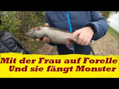 Mit der Frau am Forellensee SIE FÄNGT MONSTER