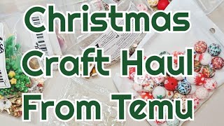 🎅 Christmas Craft Haul | Temu Coupon Code fav45575 🎄