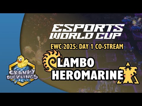 Lambo vs HeroMarine - ZvT | Esports World Cup 2025: Day 1 Co-Stream | StarCraft 2 Tournament