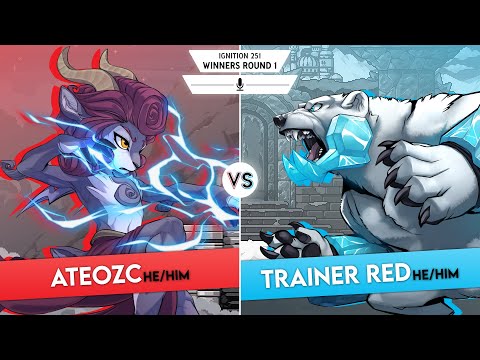 Ignition 251 - Winners Round 1 - Ateozc (Absa/Shovel Knight) Vs Trainer Red (Etalus)