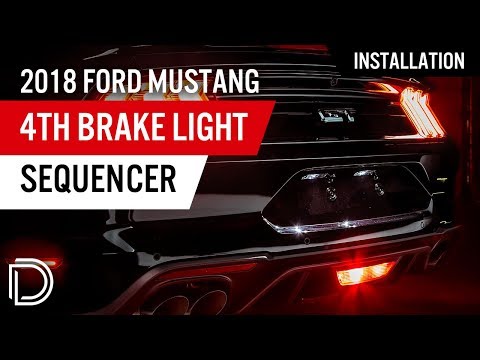 How to Install 2018 Ford Mustang 4th Brake Light and Sequencer | Diode Dynamics
