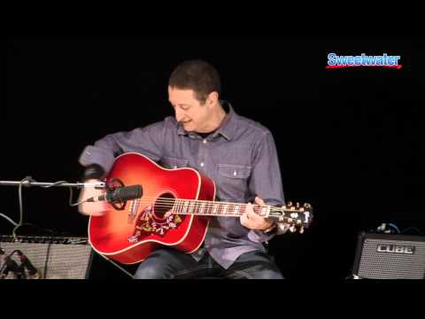 2014 Gibson Limited Edition Hummingbird Quilt - Heritage Cherry Sunburst | USA Bozeman Custom Dreadnought Acoustic Guitar L.R. Baggs Pickup | OHSC image 24