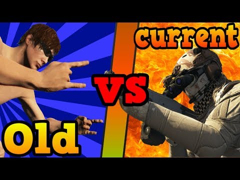 Old vs current GTA Online