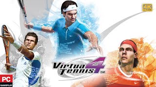 Virtua Tennis 4 | 4K 60ᶠᵖˢ (PC)